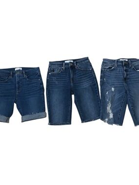 Ann Taylor Kancan Willow & Root Bundle of Denim Bermuda Shorts Cut Off